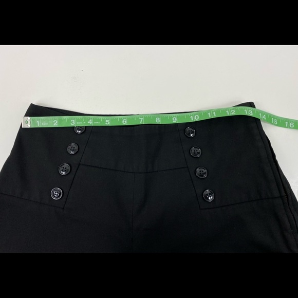 H &M SAILOR WIDE LEG High waist Black pants ,size 4 - Picture 8 of 13